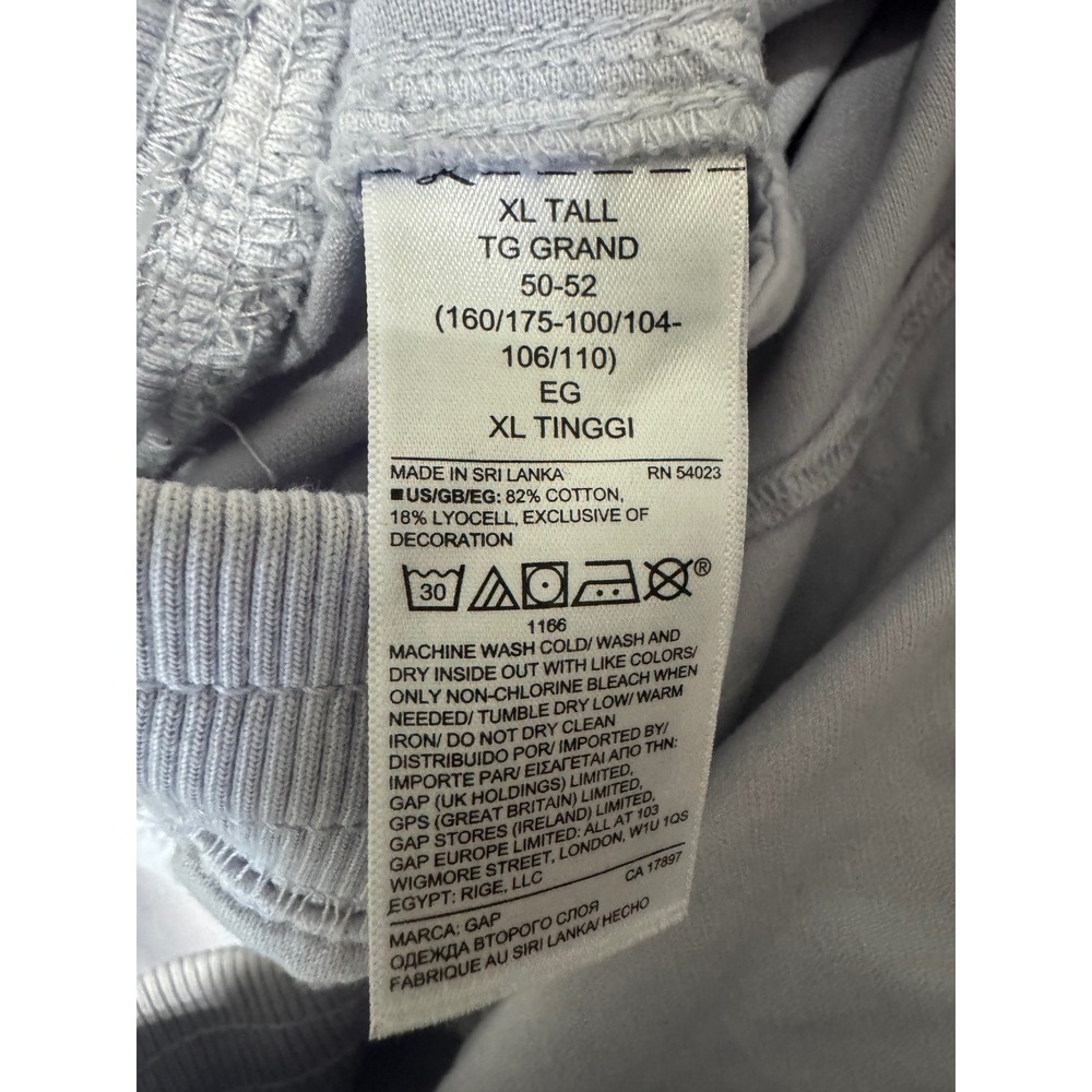 Gap Womens XL Tall Jogger Pants Light Purple Lavender Drawstring Patch Pocket - Picture 9 of 9